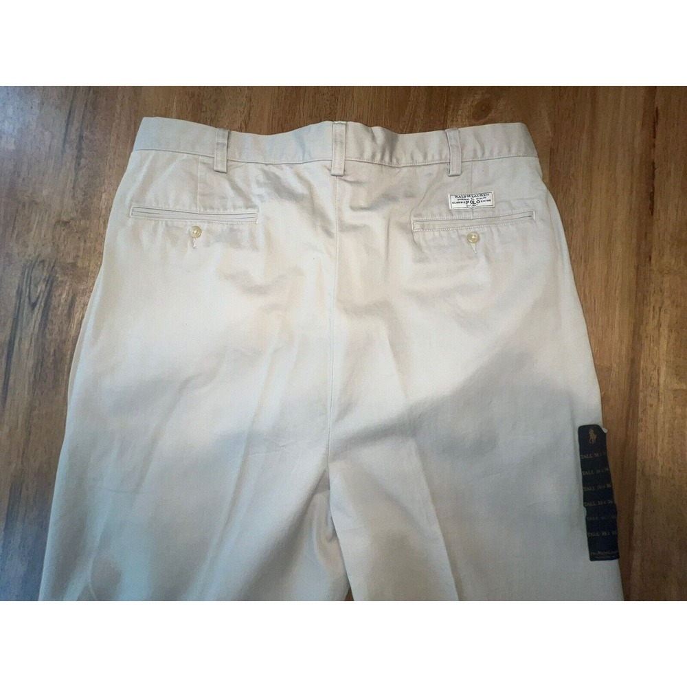 Polo Ralph Lauren Andrew Pants Men's 38x36 Polo Chino Khaki Pants. New With Tags - Picture 3 of 11